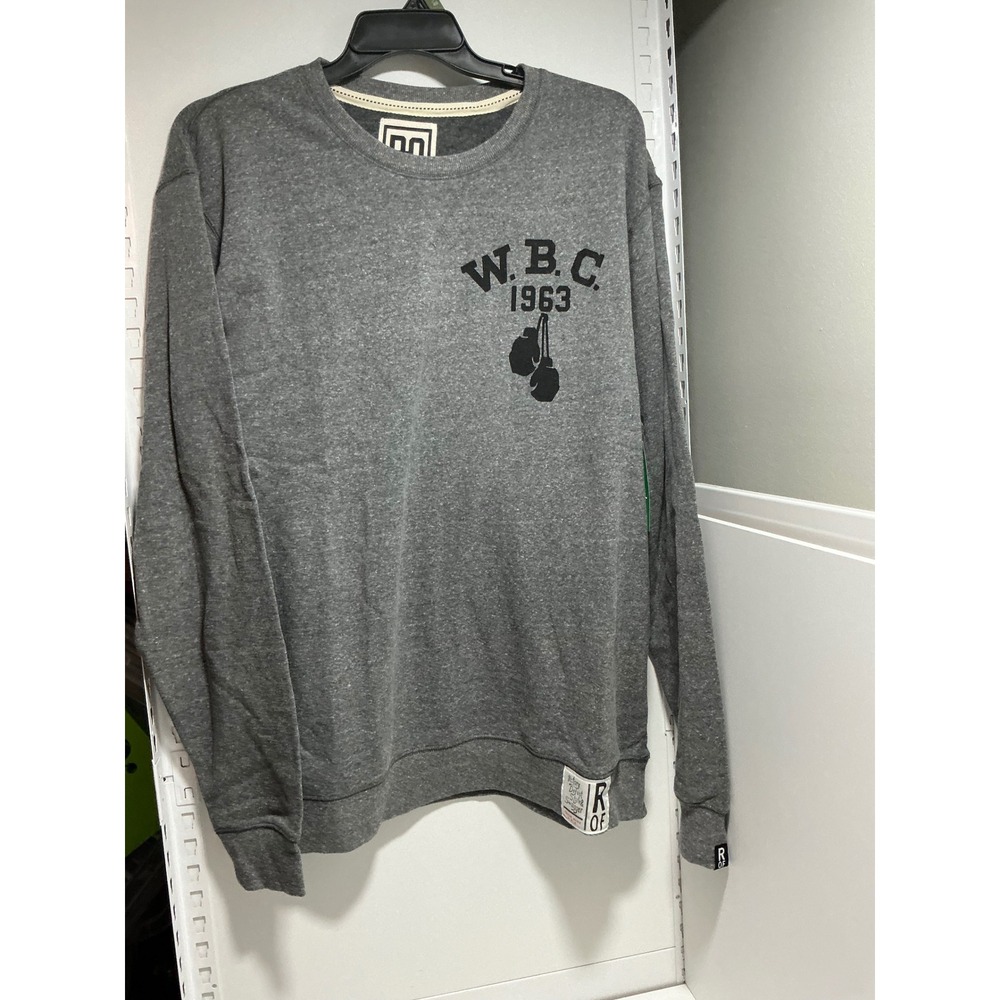 Roots of Fight WBC 1963 World Boxing Council Sweatshirt Heather Grey XXL New